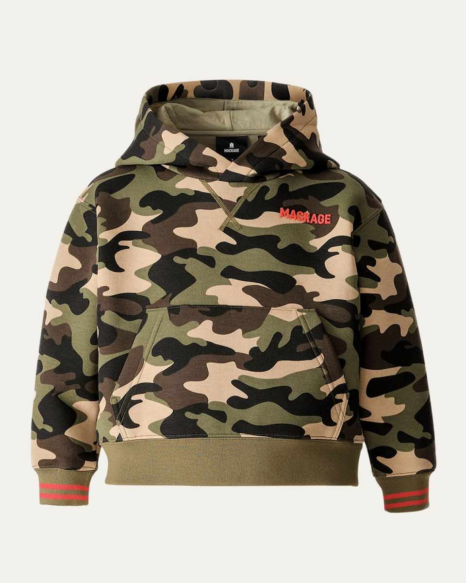 Kid's Dru Camo Hoodie, Size 2-6
